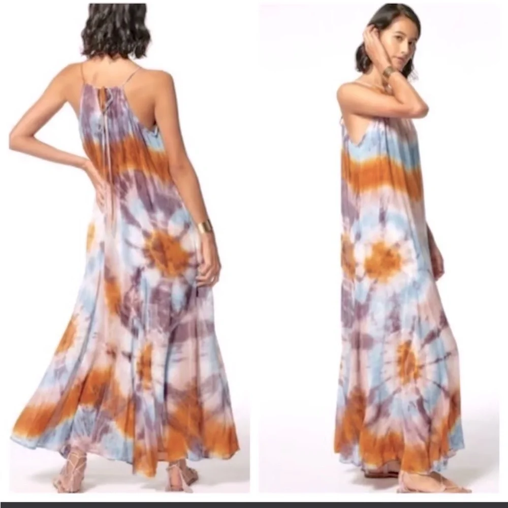 Young fabulous & broke Elie trapeze maxi dress - Picture 1 of 8